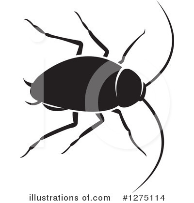 Royalty-Free (RF) Cockroach Clipart Illustration by Lal Perera - Stock Sample #1275114