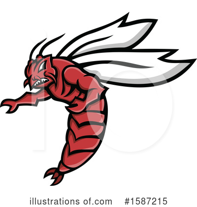 Royalty-Free (RF) Cockroach Clipart Illustration by patrimonio - Stock Sample #1587215