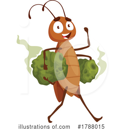 Cockroach Clipart #1788015 by Vector Tradition SM
