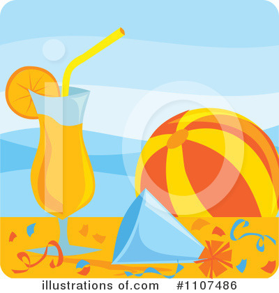 Royalty-Free (RF) Cocktail Clipart Illustration by Amanda Kate - Stock Sample #1107486
