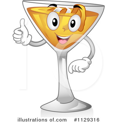 Royalty-Free (RF) Cocktail Clipart Illustration by BNP Design Studio - Stock Sample #1129316