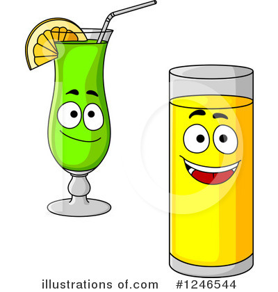 Royalty-Free (RF) Cocktail Clipart Illustration by Vector Tradition SM - Stock Sample #1246544