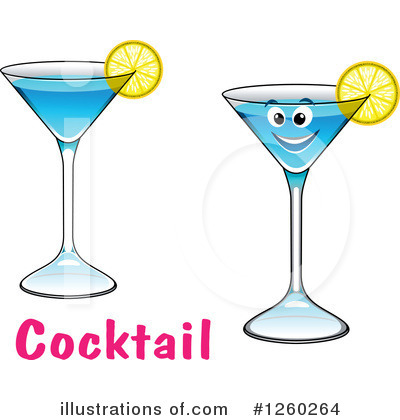 Royalty-Free (RF) Cocktail Clipart Illustration by Vector Tradition SM - Stock Sample #1260264
