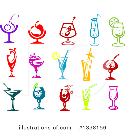 Royalty-Free (RF) Cocktail Clipart Illustration by Vector Tradition SM - Stock Sample #1338156