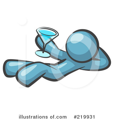 Royalty-Free (RF) Cocktail Clipart Illustration by Leo Blanchette - Stock Sample #219931