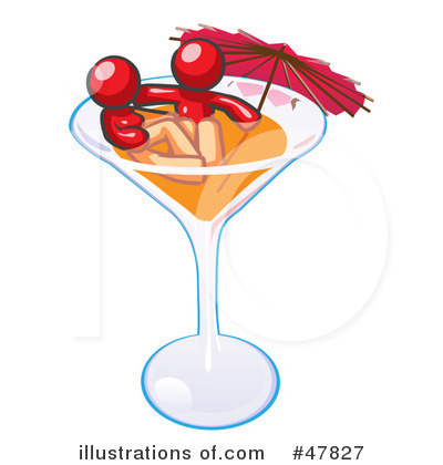 Royalty-Free (RF) Cocktail Clipart Illustration by Leo Blanchette - Stock Sample #47827