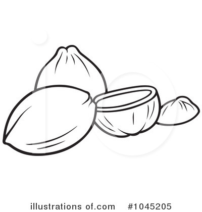 Royalty-Free (RF) Coconut Clipart Illustration by dero - Stock Sample #1045205