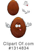 Coconut Clipart #1314834 by Vector Tradition SM