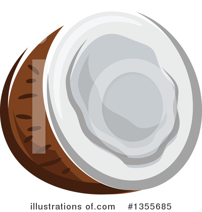 Royalty-Free (RF) Coconut Clipart Illustration by Vector Tradition SM - Stock Sample #1355685