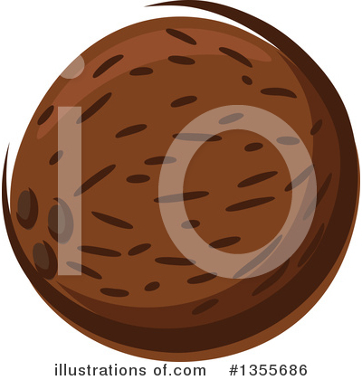 Royalty-Free (RF) Coconut Clipart Illustration by Vector Tradition SM - Stock Sample #1355686