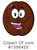Coffee Bean Character Clipart #1396420 by Hit Toon