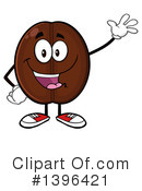 Coffee Bean Character Clipart #1396421 by Hit Toon