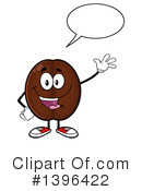 Coffee Bean Character Clipart #1396422 by Hit Toon