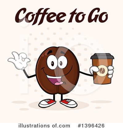 Coffee Bean Clipart #1396426 by Hit Toon