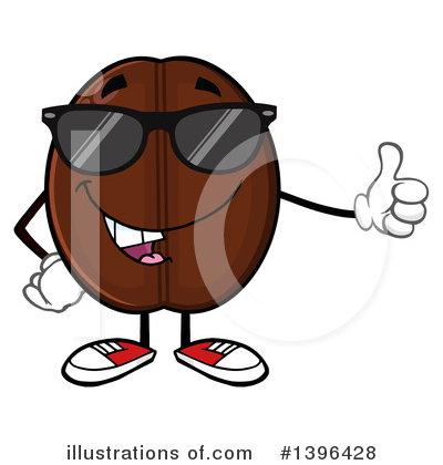 Coffee Bean Clipart #1396428 by Hit Toon