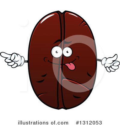 Royalty-Free (RF) Coffee Bean Clipart Illustration by Vector Tradition SM - Stock Sample #1312053