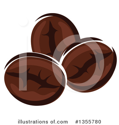 Royalty-Free (RF) Coffee Bean Clipart Illustration by Vector Tradition SM - Stock Sample #1355780