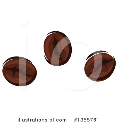 Royalty-Free (RF) Coffee Bean Clipart Illustration by Vector Tradition SM - Stock Sample #1355781