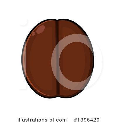 Royalty-Free (RF) Coffee Bean Clipart Illustration by Hit Toon - Stock Sample #1396429