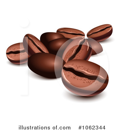 Royalty-Free (RF) Coffee Beans Clipart Illustration by Oligo - Stock Sample #1062344