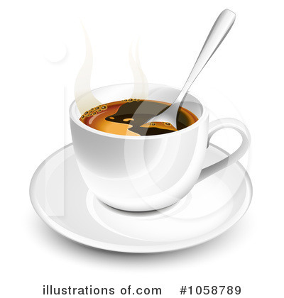 Royalty-Free (RF) Coffee Clipart Illustration by Oligo - Stock Sample #1058789