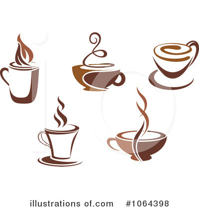 Royalty-Free (RF) Coffee Clipart Illustration by Vector Tradition SM - Stock Sample #1064398