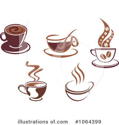 Royalty-Free (RF) Coffee Clipart Illustration by Vector Tradition SM - Stock Sample #1064399