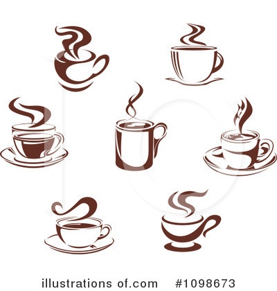 Royalty-Free (RF) Coffee Clipart Illustration by Vector Tradition SM - Stock Sample #1098673