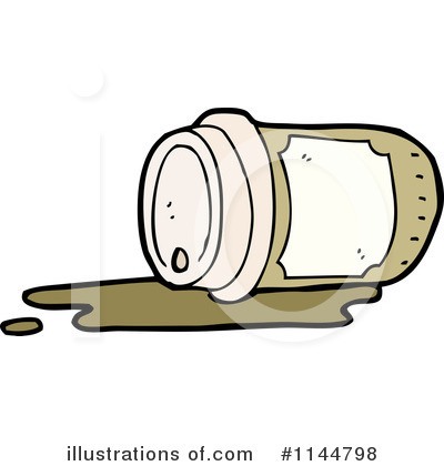 Royalty-Free (RF) Coffee Clipart Illustration by lineartestpilot - Stock Sample #1144798