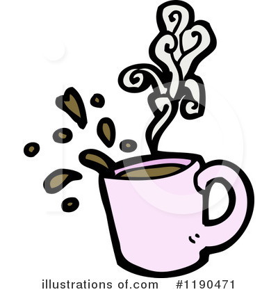 Royalty-Free (RF) Coffee Clipart Illustration by lineartestpilot - Stock Sample #1190471
