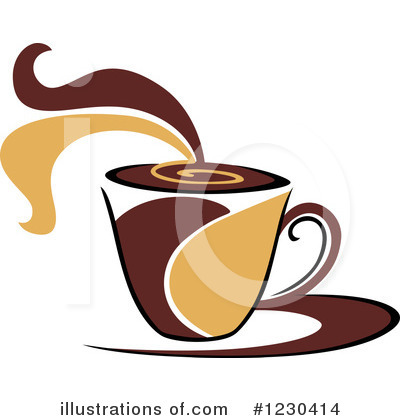 Royalty-Free (RF) Coffee Clipart Illustration by Vector Tradition SM - Stock Sample #1230414