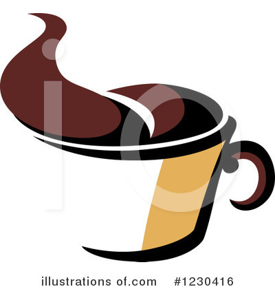 Royalty-Free (RF) Coffee Clipart Illustration by Vector Tradition SM - Stock Sample #1230416