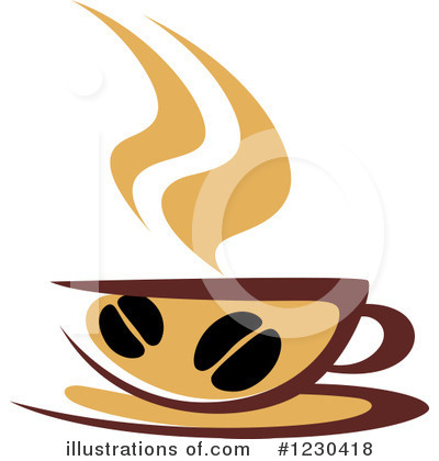 Royalty-Free (RF) Coffee Clipart Illustration by Vector Tradition SM - Stock Sample #1230418