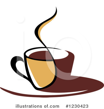 Coffee Clipart #1230423 by Vector Tradition SM