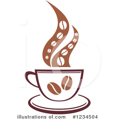 Royalty-Free (RF) Coffee Clipart Illustration by Vector Tradition SM - Stock Sample #1234504
