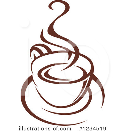 Royalty-Free (RF) Coffee Clipart Illustration by Vector Tradition SM - Stock Sample #1234519