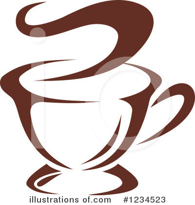 Royalty-Free (RF) Coffee Clipart Illustration by Vector Tradition SM - Stock Sample #1234523