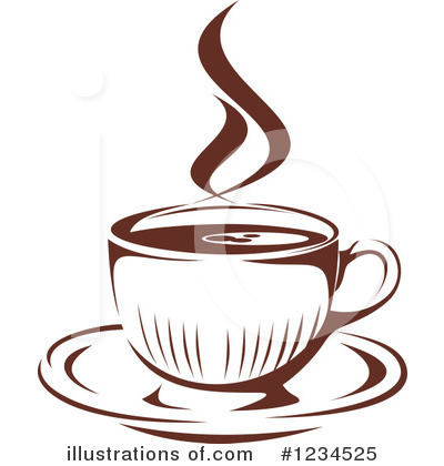 Royalty-Free (RF) Coffee Clipart Illustration by Vector Tradition SM - Stock Sample #1234525