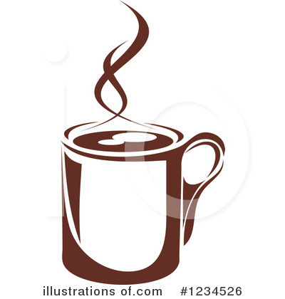 Royalty-Free (RF) Coffee Clipart Illustration by Vector Tradition SM - Stock Sample #1234526