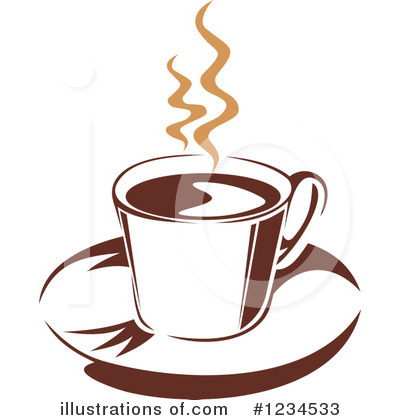 Royalty-Free (RF) Coffee Clipart Illustration by Vector Tradition SM - Stock Sample #1234533