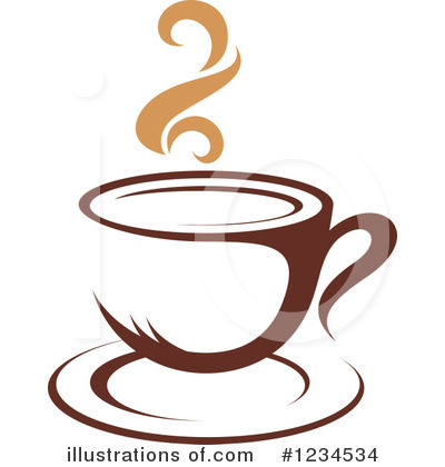 Royalty-Free (RF) Coffee Clipart Illustration by Vector Tradition SM - Stock Sample #1234534