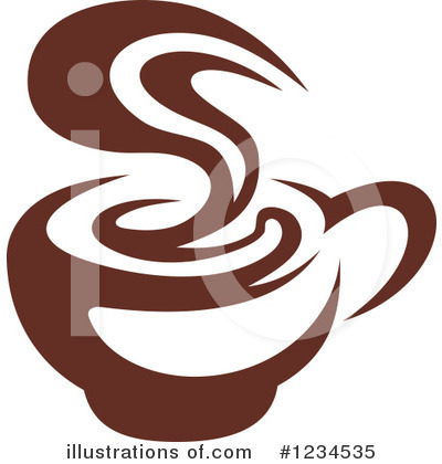 Royalty-Free (RF) Coffee Clipart Illustration by Vector Tradition SM - Stock Sample #1234535