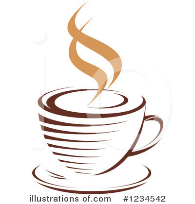 Royalty-Free (RF) Coffee Clipart Illustration by Vector Tradition SM - Stock Sample #1234542
