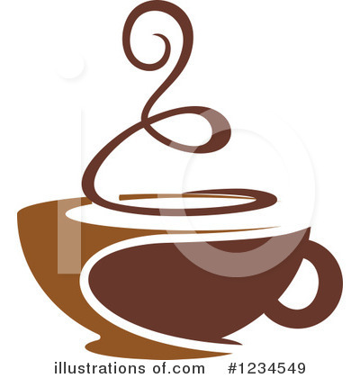 Royalty-Free (RF) Coffee Clipart Illustration by Vector Tradition SM - Stock Sample #1234549