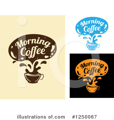 Royalty-Free (RF) Coffee Clipart Illustration by Vector Tradition SM - Stock Sample #1250067