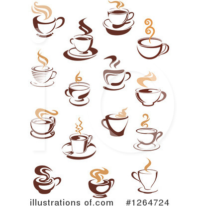 Royalty-Free (RF) Coffee Clipart Illustration by Vector Tradition SM - Stock Sample #1264724