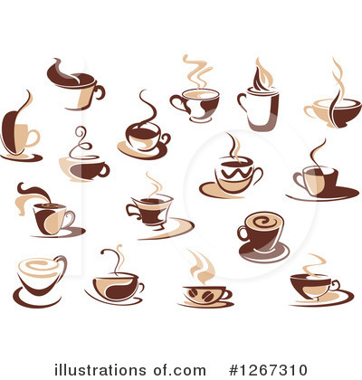 Royalty-Free (RF) Coffee Clipart Illustration by Vector Tradition SM - Stock Sample #1267310