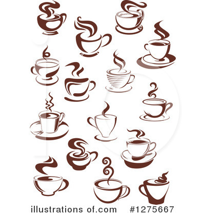 Royalty-Free (RF) Coffee Clipart Illustration by Vector Tradition SM - Stock Sample #1275667