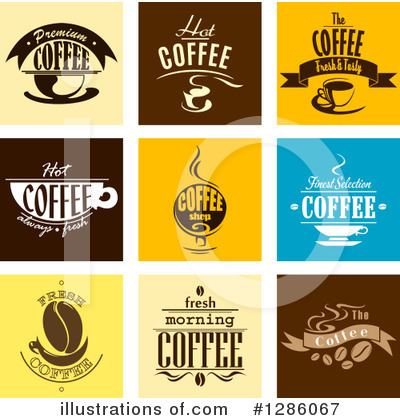 Royalty-Free (RF) Coffee Clipart Illustration by Vector Tradition SM - Stock Sample #1286067