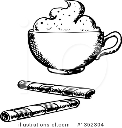 Royalty-Free (RF) Coffee Clipart Illustration by Vector Tradition SM - Stock Sample #1352304